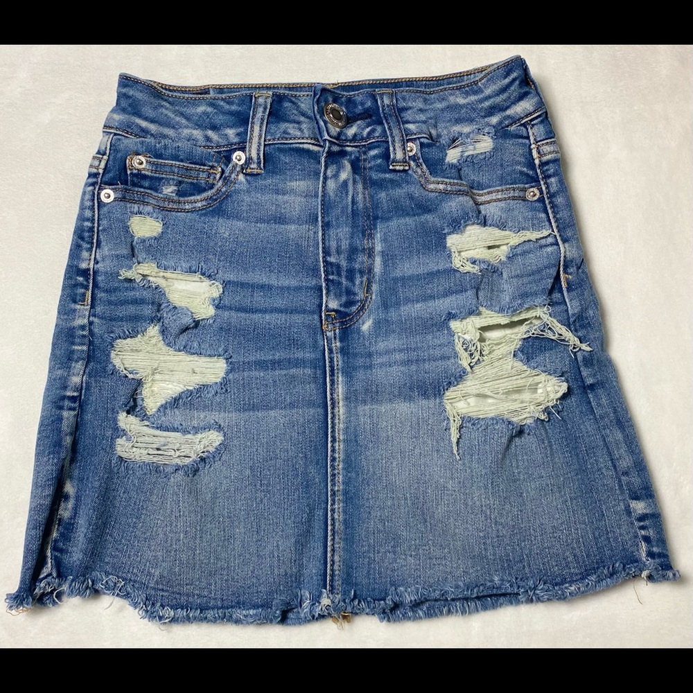 American Eagle next level stretch denim skirt
